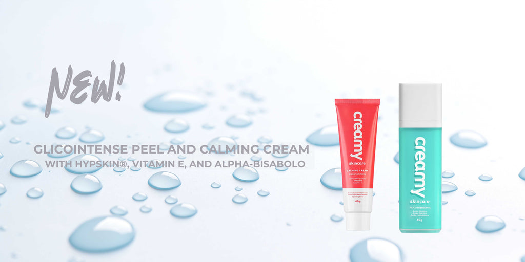 Introducing Two New Stars to the Creamy Skincare Family: Glicointense Peel and Calming Cream
