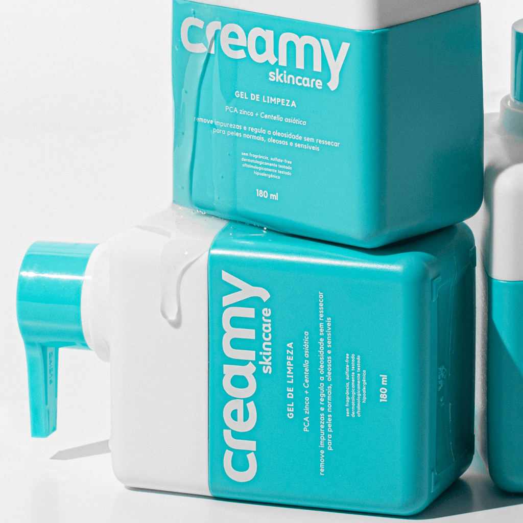 GREAMY Gentle Oil-Control Cleansing Gel: PCA Zinc, Centella Asiatica, and Chamomile Extract for Clean and Hydrated Skin - Creamy Skincare